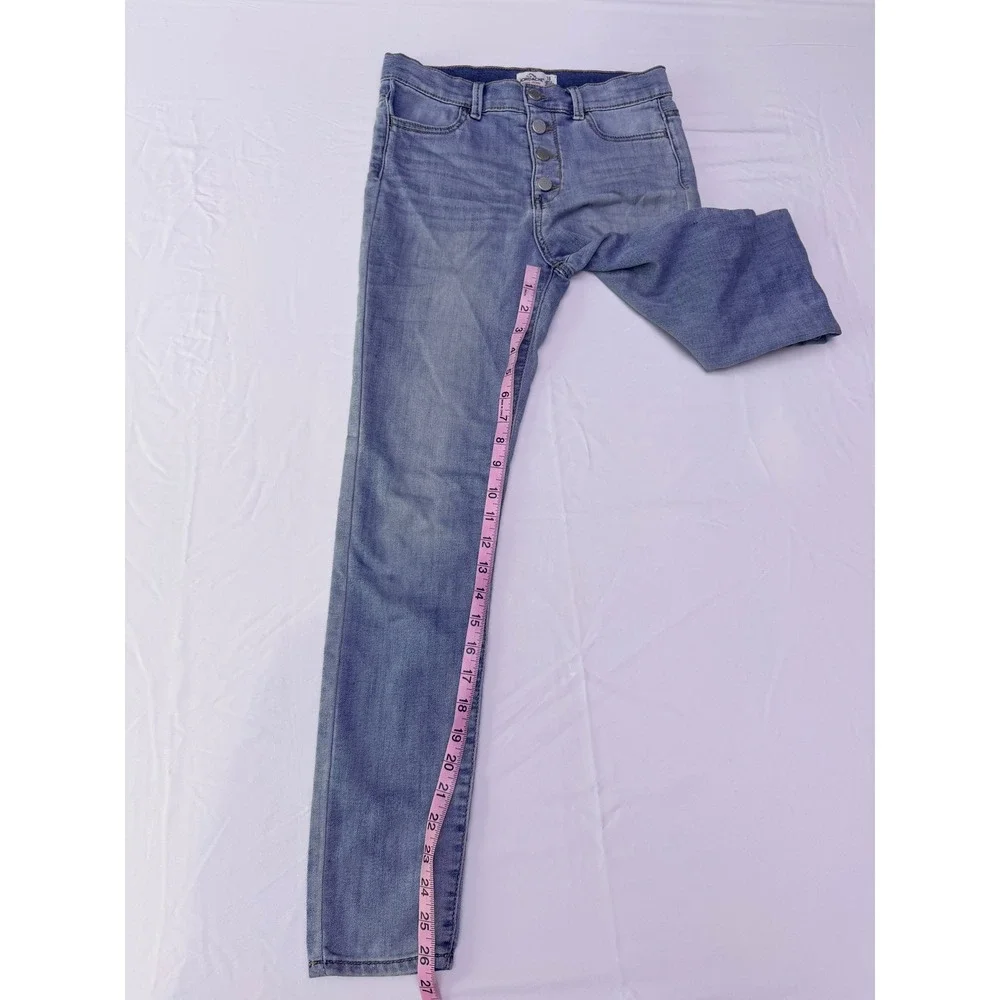 Jordache Kids Super Skinny Jeans Light Wash Blue Button Fly Size 16‎ Slim